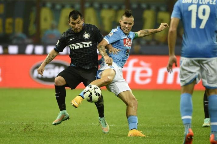 Ante críticas a su defensa el DT de Inter volvería a utilizar a Medel en mediocampo