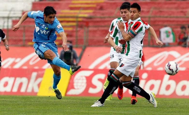 Palestino supera con lo justo a O'Higgins y se encarama en la parte alta de la tabla