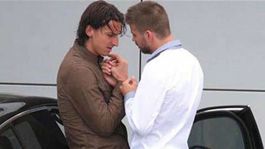 Piqué revela la historia detrás de famosa foto junto a Zlatan Ibrahimovic