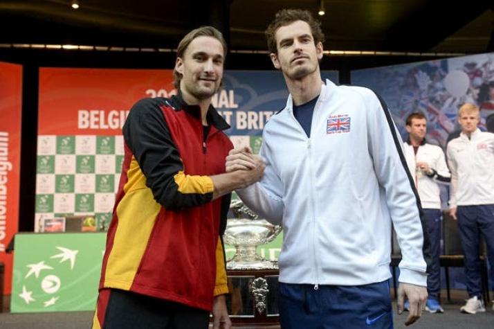 Goffin-Edmund y Murray-Bemelmans abren la final de la Copa Davis