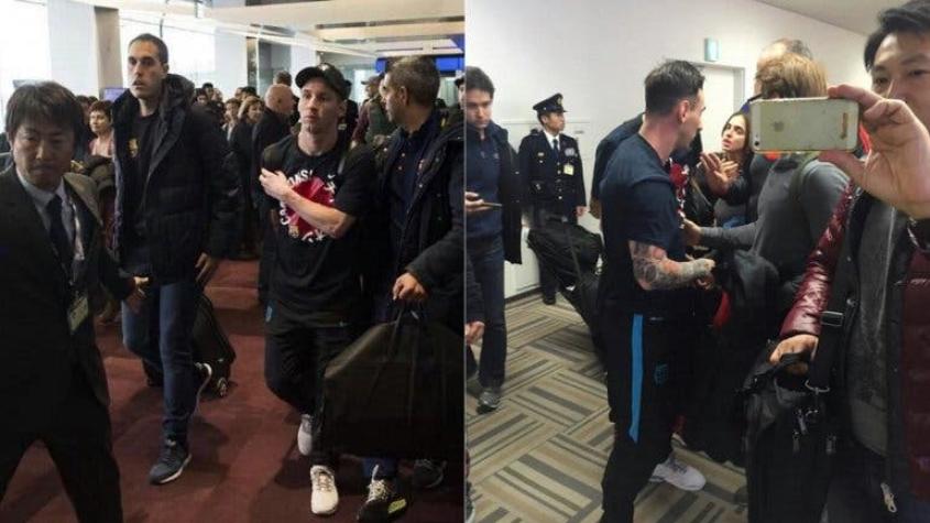 Hinchas de River Plate escupen e insultan a Lionel Messi en Tokio
