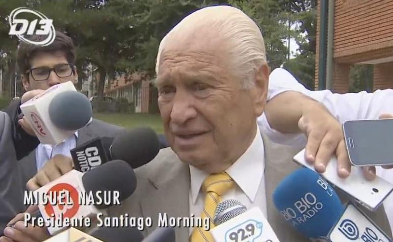 [VIDEO] Miguel Nasur tras triunfo de Salah: "La elección está impugnada"