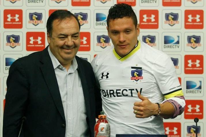Javier Reina en su presentación oficial: “Es motivante llegar a un club como Colo Colo”
