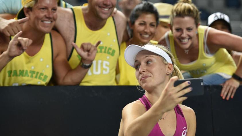[VIDEO] Australian Open: Los histriónicos movimientos de la tenista Daria Gavrilova