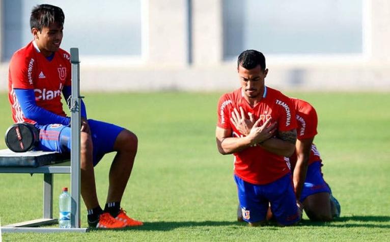 Gonzalo Jara queda descartado en la "U" para el duelo ante Audax Italiano