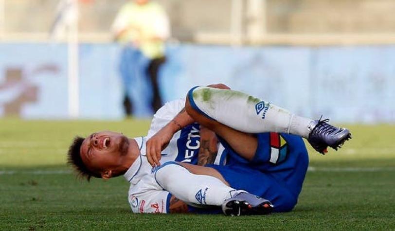 Malas noticias para la UC: Goleador Nicolás Castillo sufre desgarro