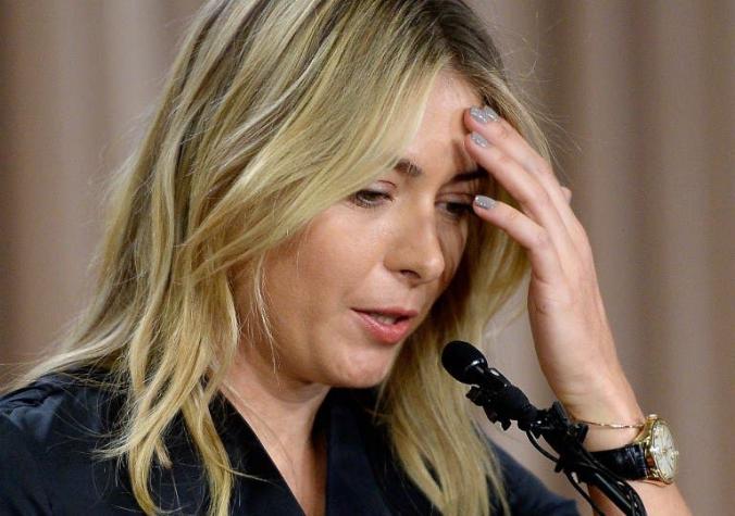 Siguen los problemas para Sharapova: empresa de relojes deja de auspiciar a la tenista