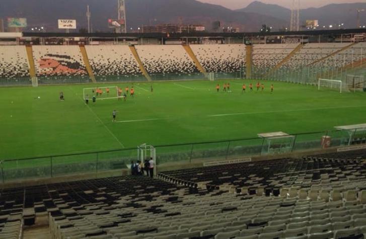 La práctica de Atlético Mineiro en el Monumental de cara al duelo ante Colo Colo