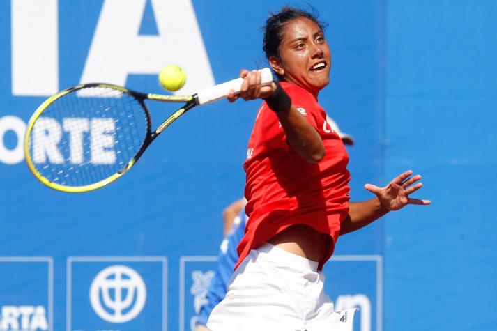 Daniela Seguel dijo adiós en un disputado partido que marcó su debut en torneos WTA