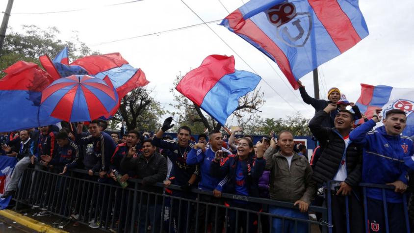 [VIDEO] Universidad de Chile vive su "banderazo" en la previa del clásico con la UC