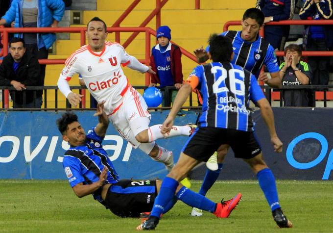 Sebastián Ubilla sufre escalofriante fractura en duelo ante Huachipato