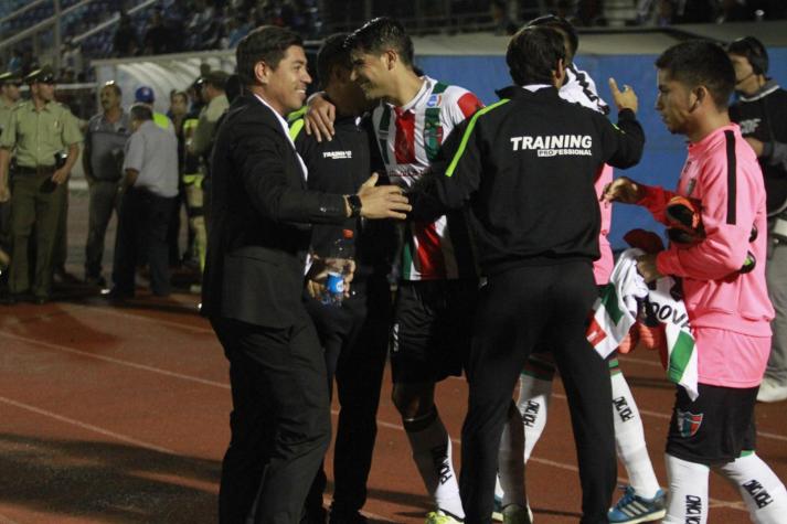La íntima celebración de Palestino tras entrar en zona de Copa Sudamericana