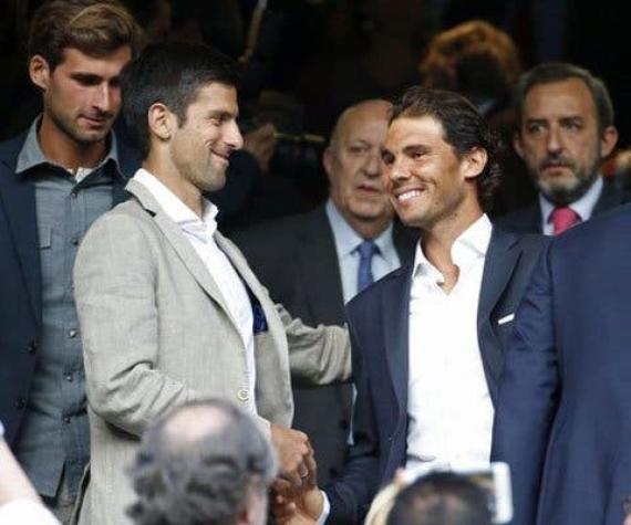 [FOTO] Djokovic y Nadal están presenciando el choque Real Madrid-City en Champions