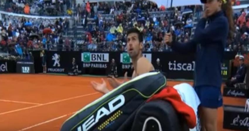 La inesperada reacción furiosa de Djokovic contra el juez de silla en la final del Masters de Roma