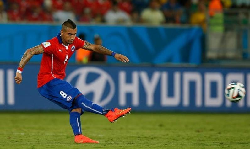 [FOTO] Arturo Vidal exhibe tatuaje en honor a los campeones de América