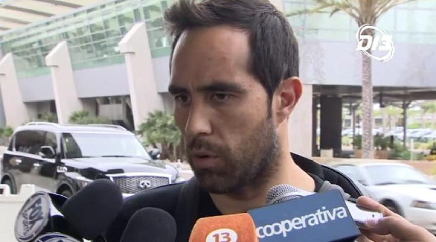 Claudio Bravo se une a “La Roja” asumiendo cartel de favoritos y enviando mensaje a ANFP