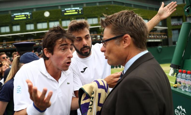 Aseguran que tenista uruguayo habría orinado durante un partido en Wimbledon