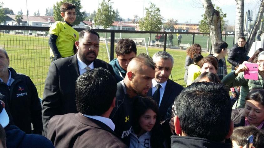 [FOTO] Arturo Vidal se luce en pleno entrenamiento de Colo Colo durante sus vacaciones