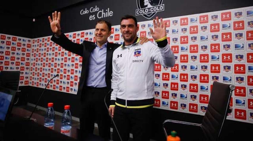 Guede es presentado como nuevo técnico de Colo Colo y lamenta partida de Beausejour