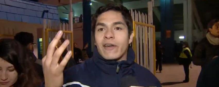 [VIDEO] La molestia de los hinchas "cruzados" tras la eliminación de la UC de la Sudamericana
