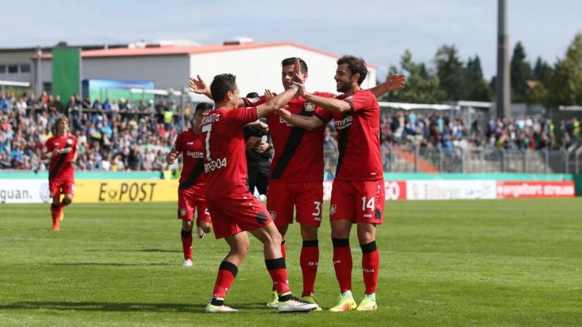 Aránguiz fue titular en ajustada clasificación del Bayer en Copa de Alemania
