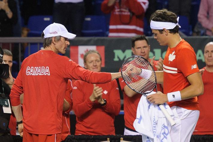 Capitán de Canadá en Copa Davis explica ausencia de Raonic y no descarta nueva baja