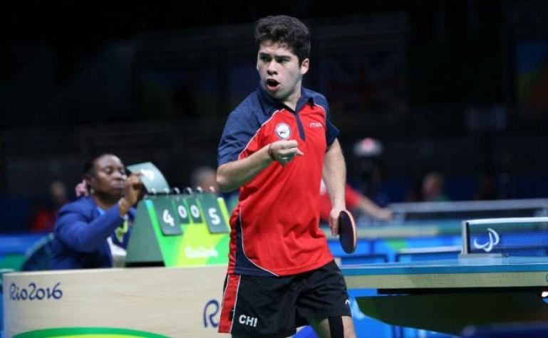 Matías Pino pierde y queda eliminado del tenis de mesa paralímpico de Río 2016