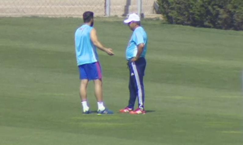 [VIDEO] Víctor Hugo Castañeda animó su primera práctica en la "U"