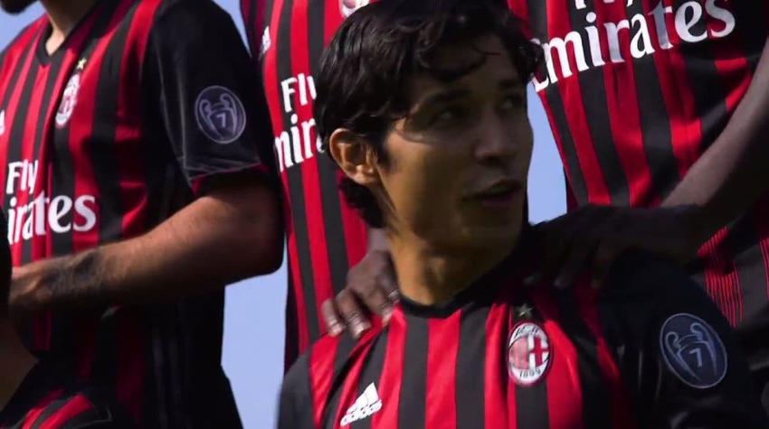 [VIDEO] Así lució Matías Fernández en la foto oficial del AC Milan