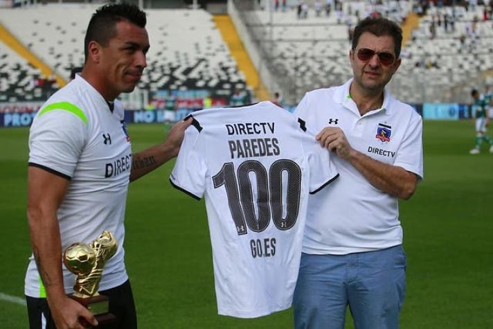 [VIDEO] Nuevo festejo albo: Esteban Paredes renueva por un año en Colo Colo