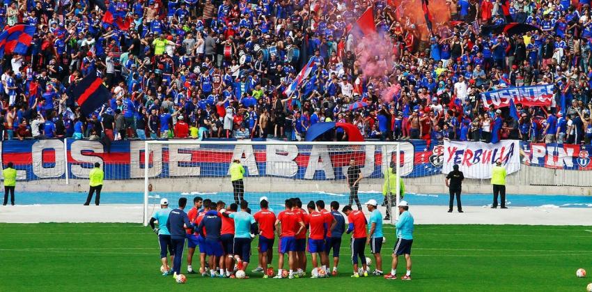 La "U" tuvo su "banderazo" previo al Superclásico ante Colo Colo