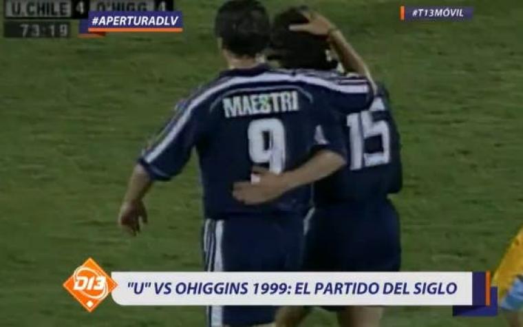 [VIDEO] La "U" vs O'Higgins 1999 en el denominado "Partido del Siglo"
