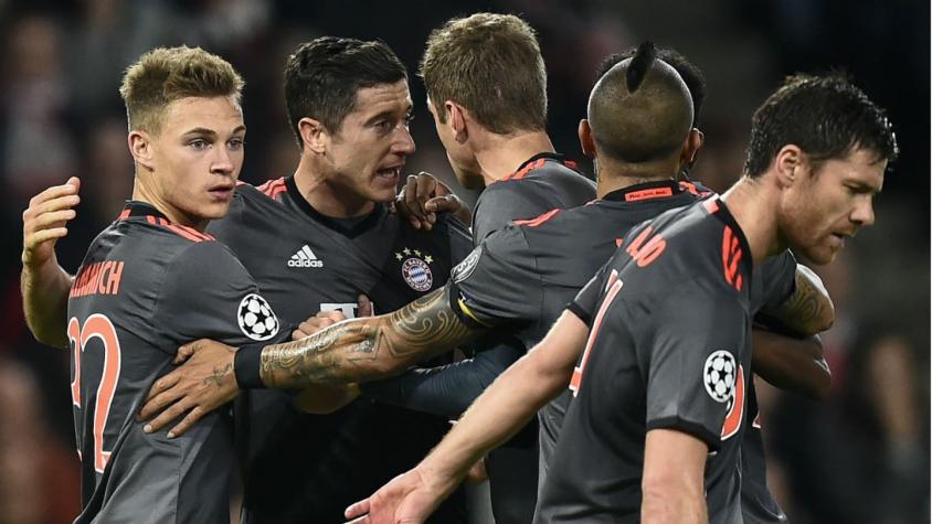 Bayern Münich y Arturo Vidal ganan en Holanda y avanzan a próxima ronda de la Champions