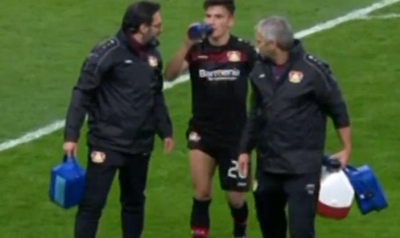 [VIDEO] Charles Aránguiz se lesiona en valioso triunfo del Leverkusen en Champions