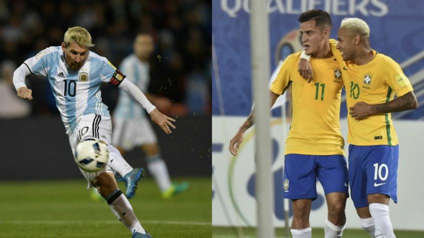 Brasil y Argentina animarán el clásico de los millones en Clasificatorias