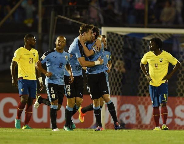 Uruguay vence a Ecuador y le da “una mano” a Chile en Clasificatorias