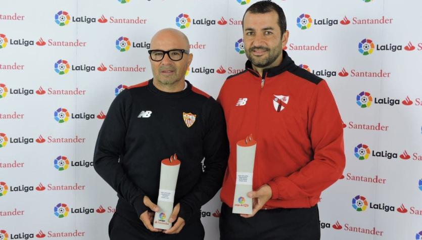 Jorge Sampaoli fue galardonado como el “Mejor Entrenador de octubre” en España