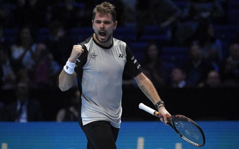 Wawrinka vence a Cilic y sigue vivo en el Masters de Londres