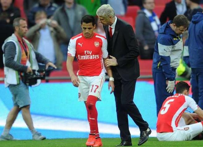 Wenger cuenta que Alexis le envió mensaje de texto porque quiere jugar ante United