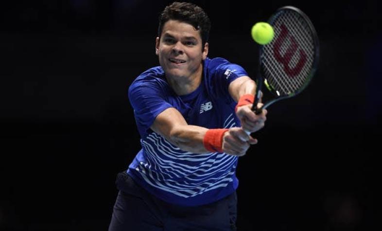 Milos Raonic se convierte en el segundo semifinalista del Masters de tenis