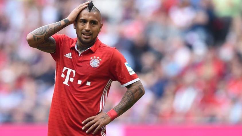 Arturo Vidal queda descartado para el duelo del Bayern Munich por la Champions