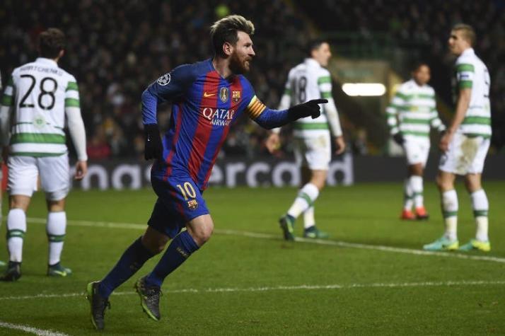 Barcelona clasifica a octavos de Champions con doblete de Lionel Messi
