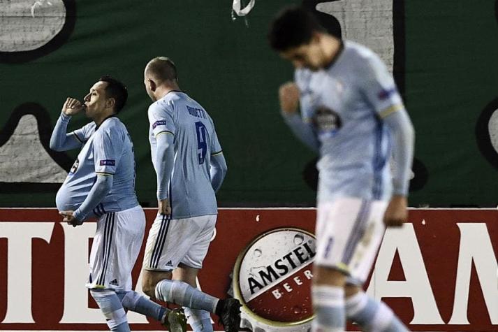 Celta gana y clasifica en la Europa League con un gol de Fabián Orellana