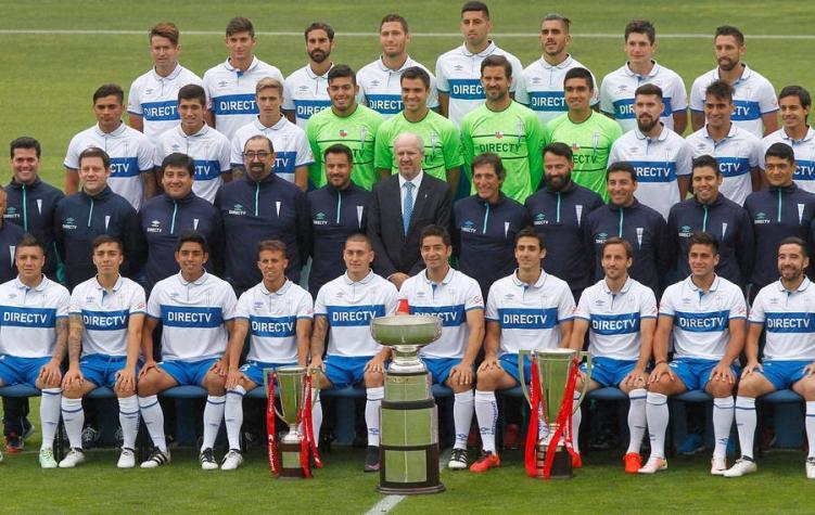 La foto oficial de Universidad Católica bicampeón del fútbol chileno