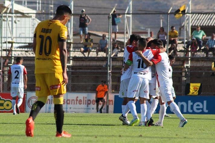 [VIDEO] Goles Primera B fecha 15: San Felipe vence con lo justo a Coquimbo en casa