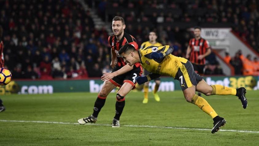 Alexis Sánchez anota y lidera al Arsenal en su empate ante el Bournemouth