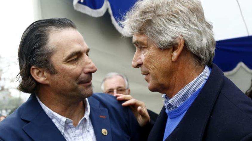 Visita de Manuel Pellegrini sorprende a la selección chilena adulta y la Sub 20