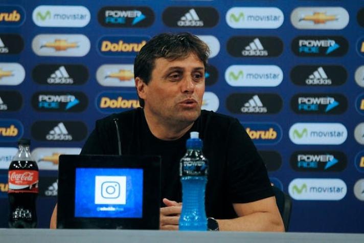 La particular frase del técnico Hoyos para hablar sobre el manejo del camarín de la U