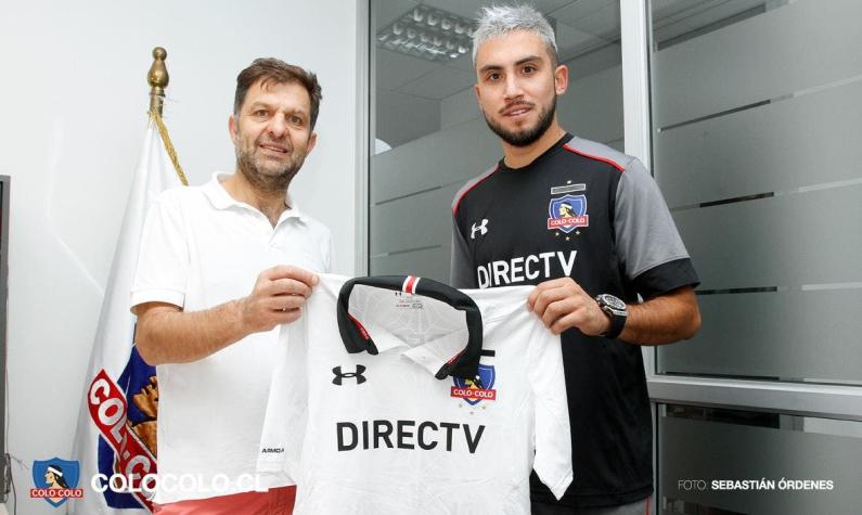 Pedro Morales posa con la camiseta de Colo Colo y entrena en el Monumental