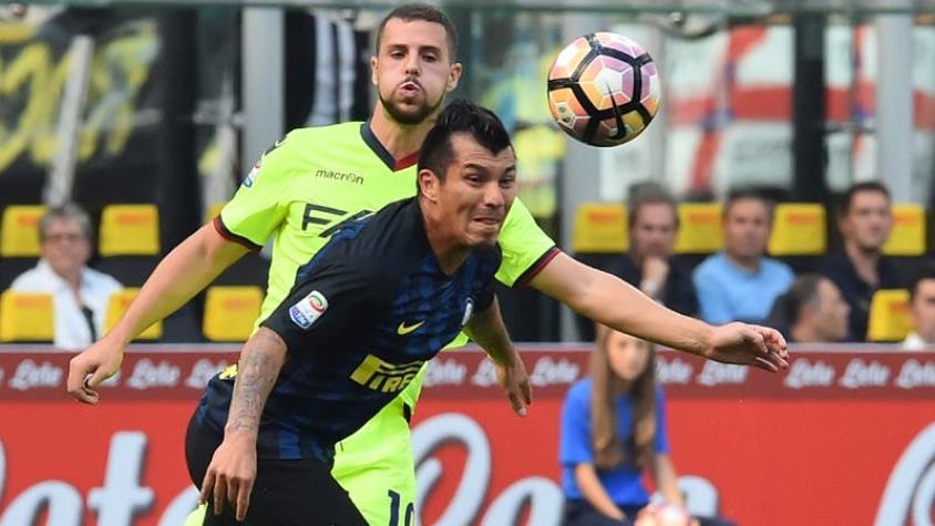 Gary Medel regresa tras dos meses en el triunfo del Inter de Milán ante Bologna